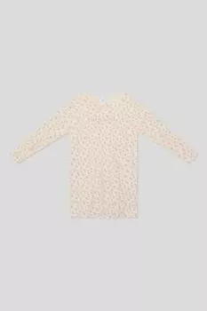 Ночная сорочка хлопковая с принтом Sanetta