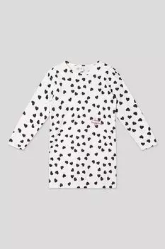 Ночная сорочка хлопковая с принтом Sanetta