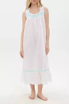 Ночная сорочка хлопковая с вышивкой Eileen West