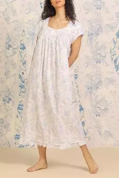 Ночная сорочка из хлопка с принтом Eileen West