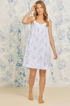 Ночная сорочка из хлопка с принтом Eileen West