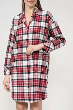 Ночная сорочка-рубашка в клетку Esprit