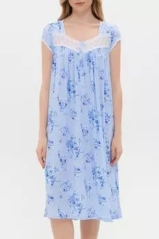 Ночная сорочка с кружевом и принтом Eileen West