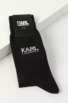 Носки хлопковые классические с логотипом Karl Lagerfeld