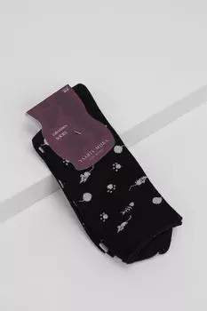 Носки хлопковые классические с принтом Ysabel Mora