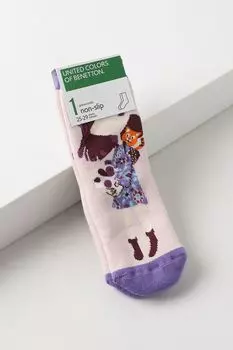 Носки хлопковые с принтом Benetton Undercolors