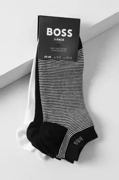 Носки из трех пар укороченных носков BOSS