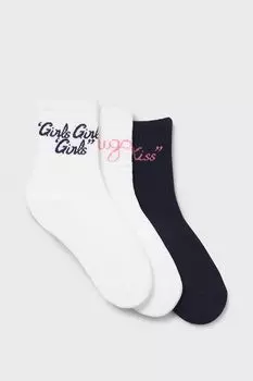 Носки укороченные 3 пары HUGO