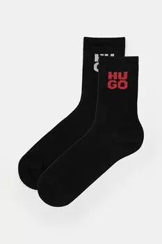 Носки укороченные с логотипом HUGO