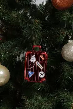 Новогоднее украшение Чемодан в ассортименте GOODWILL