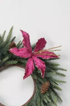 Новогоднее украшение Flower On Clip GOODWILL