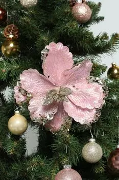 Новогоднее украшение Flower On Clip GOODWILL