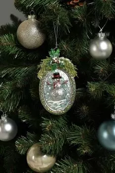 Новогоднее украшение Лесной снеговичок Holiday Classics