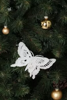 Новогоднее украшение на клипсе Бабочка COSY @ HOME
