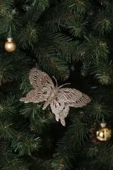 Новогоднее украшение на клипсе Бабочка COSY @ HOME
