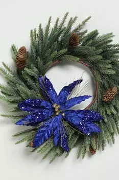 Новогоднее украшение Needle Burst Flower On Clip GOODWILL