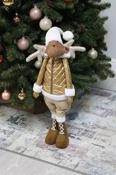 Новогоднее украшение Олень в куртке Karlsbach