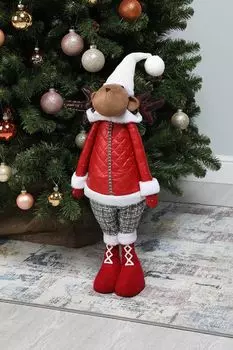 Новогоднее украшение Олень в куртке Karlsbach