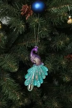 Новогоднее украшение Павлин GOODWILL