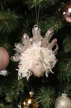 Новогоднее украшение Павлин Kersten