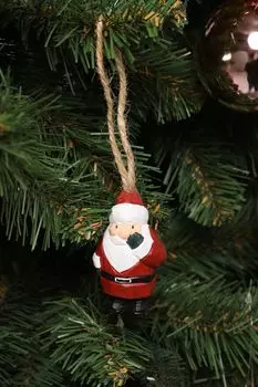 Новогоднее украшение Санта Клаус в ассортименте COINCASA