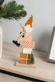 Новогоднее украшение Санта с подарками Cosy & Trendy