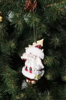 Новогоднее украшение Санта-викинг с елочкой Holiday Classics