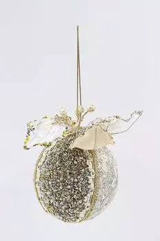 Новогоднее украшение Шар с цветком Triumph Nord