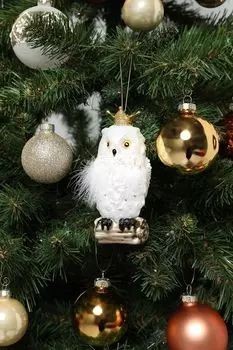 Новогоднее украшение Сова Зимнее барокко Holiday Classics