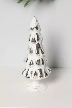 Новогоднее украшение стеклянное Ель COINCASA