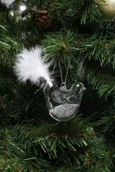 Новогоднее украшение стеклянное Колибри Holiday Classics