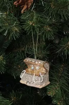 Новогоднее украшение Сундук с сокровищами GOODWILL