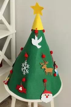 Новогодний сувенир Елка с игрушками COINCASA