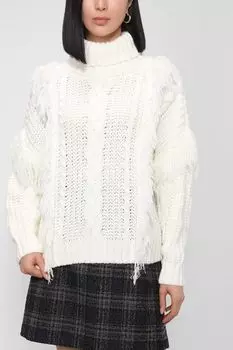 Объемный свитер с бахромой FRACOMINA