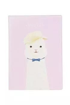 Обложка для паспорта Альпака в бабочке Kawaii Factory