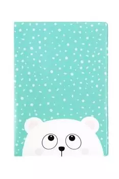 Обложка для паспорта Белый мишка Kawaii Factory