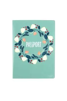 Обложка для паспорта Цветочная гирлянда Kawaii Factory