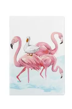 Обложка для паспорта Фламинго и утка Kawaii Factory