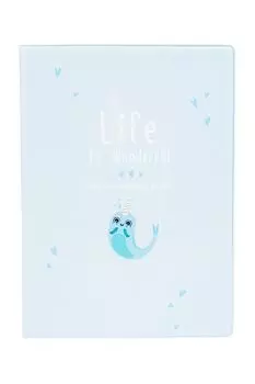 Обложка для паспорта Life is -нарвал Kawaii Factory