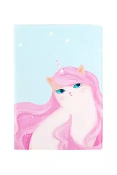 Обложка для паспорта Зеленоглазая кошечка Kawaii Factory