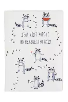 Обложка на автодокументы Дела идут Kawaii Factory