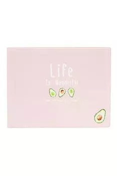 Обложка на студенческий Life is - pink and avocado Kawaii Factory