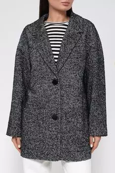 Однобортное пальто с шерстью BELUCCI