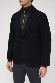 Однобортный комбинированный пиджак Cinque