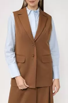 Однобортный костюмный жилет Auranna