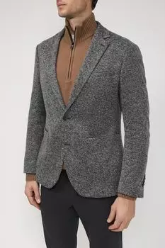 Однобортный пиджак с добавлением шерсти Cinque