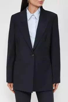 Однобортный пиджак с добавлением шерсти Perspective