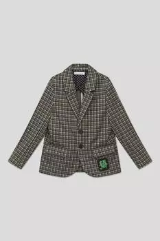 Однобортный пиджак в клетку Choupette