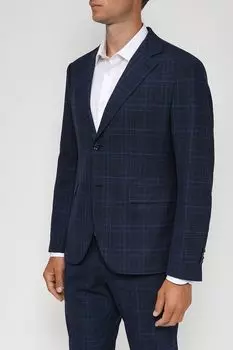 Однобортный пиджак в клетку Cinque