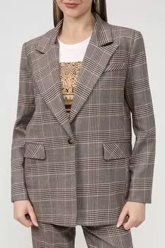 Однобортный пиджак в клетку Rinascimento